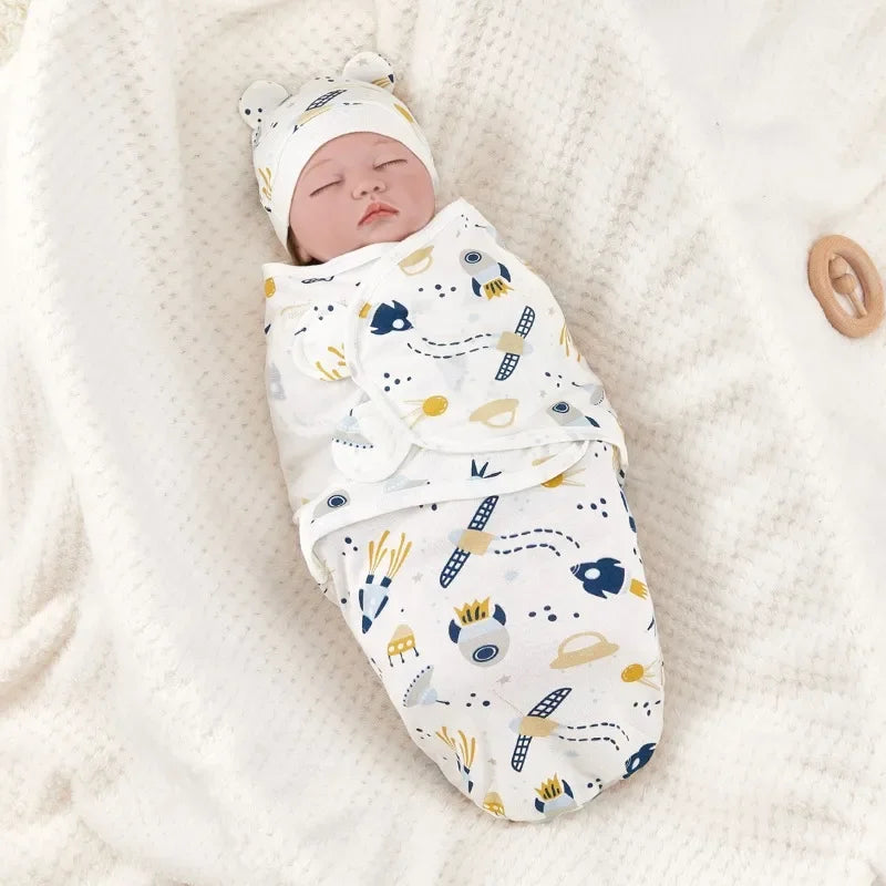 Gigoteuse d'Emmaillotage Pour Bébé - 0-3 Mois - 100% Coton