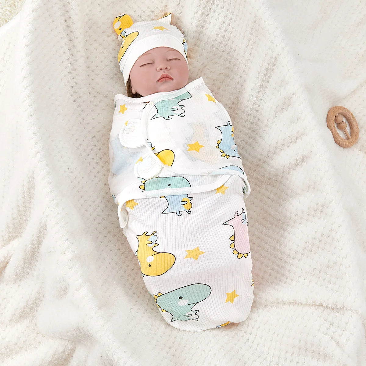 Gigoteuse d'Emmaillotage Pour Bébé - 0-3 Mois - 100% Coton