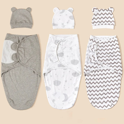 Gigoteuse d'Emmaillotage Pour Bébé - 0-3 Mois -  100% Coton